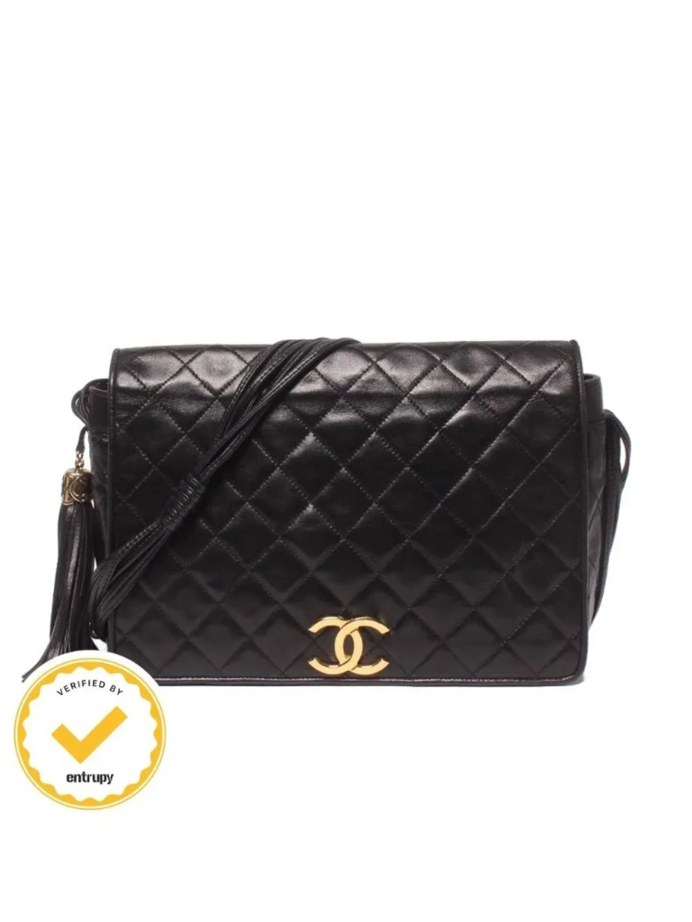 Chanel Shoulder Bag Crossbody Gold